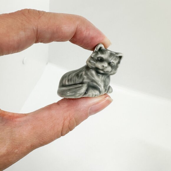 Vtg Ceramic Porcelain Cat Kitten Collection Lot Stone Critters Hagen Renaker - Picture 6 of 11